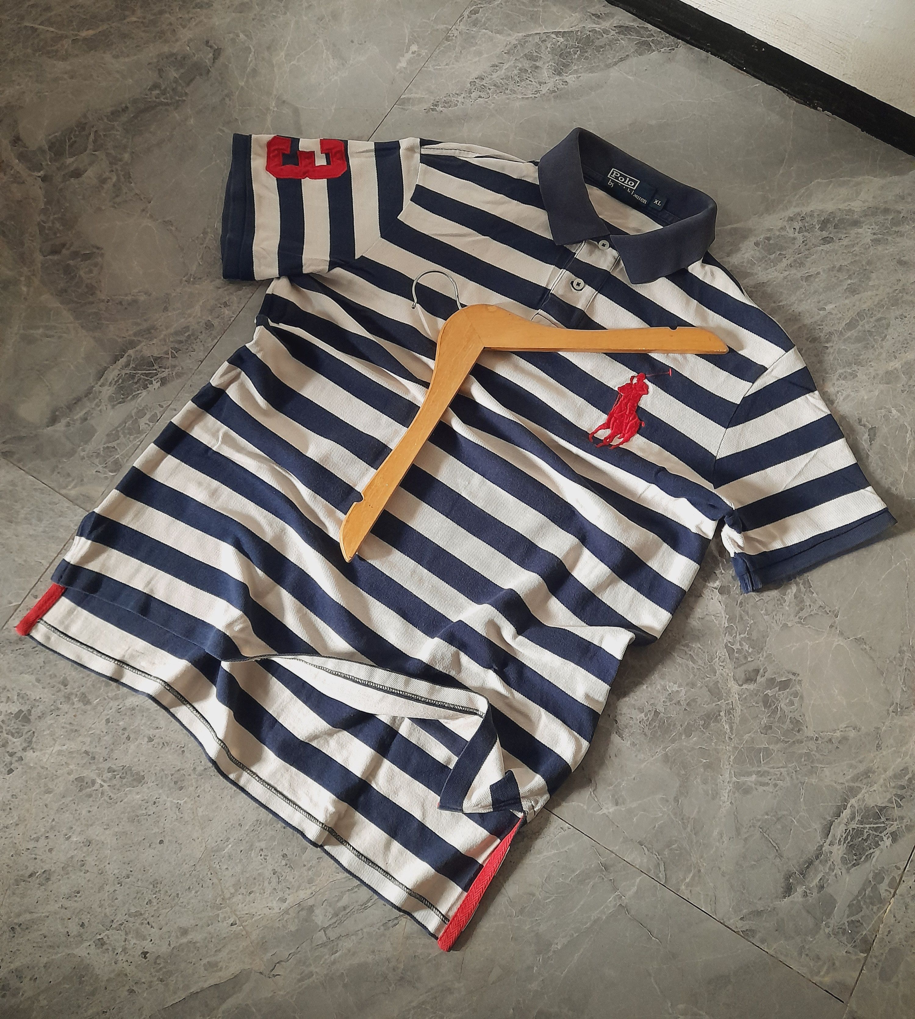 Polo Ralph Lauren 💥strip💥 polo shirt ralph laurent x shirt polo ralph Size US M / EU 48-50 / 2 - 2 Thumbnail