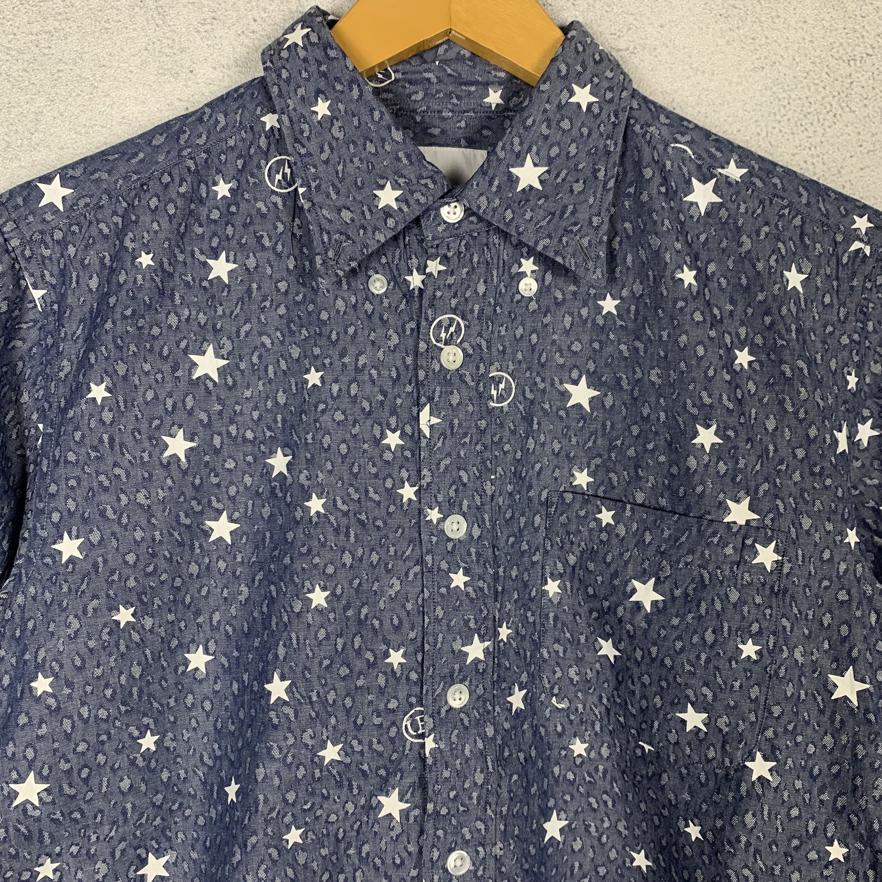 uniform experiment Uniform Experiment Sophnet Stars Logo Button Down Shirt Size US M / EU 48-50 / 2 - 3 Thumbnail