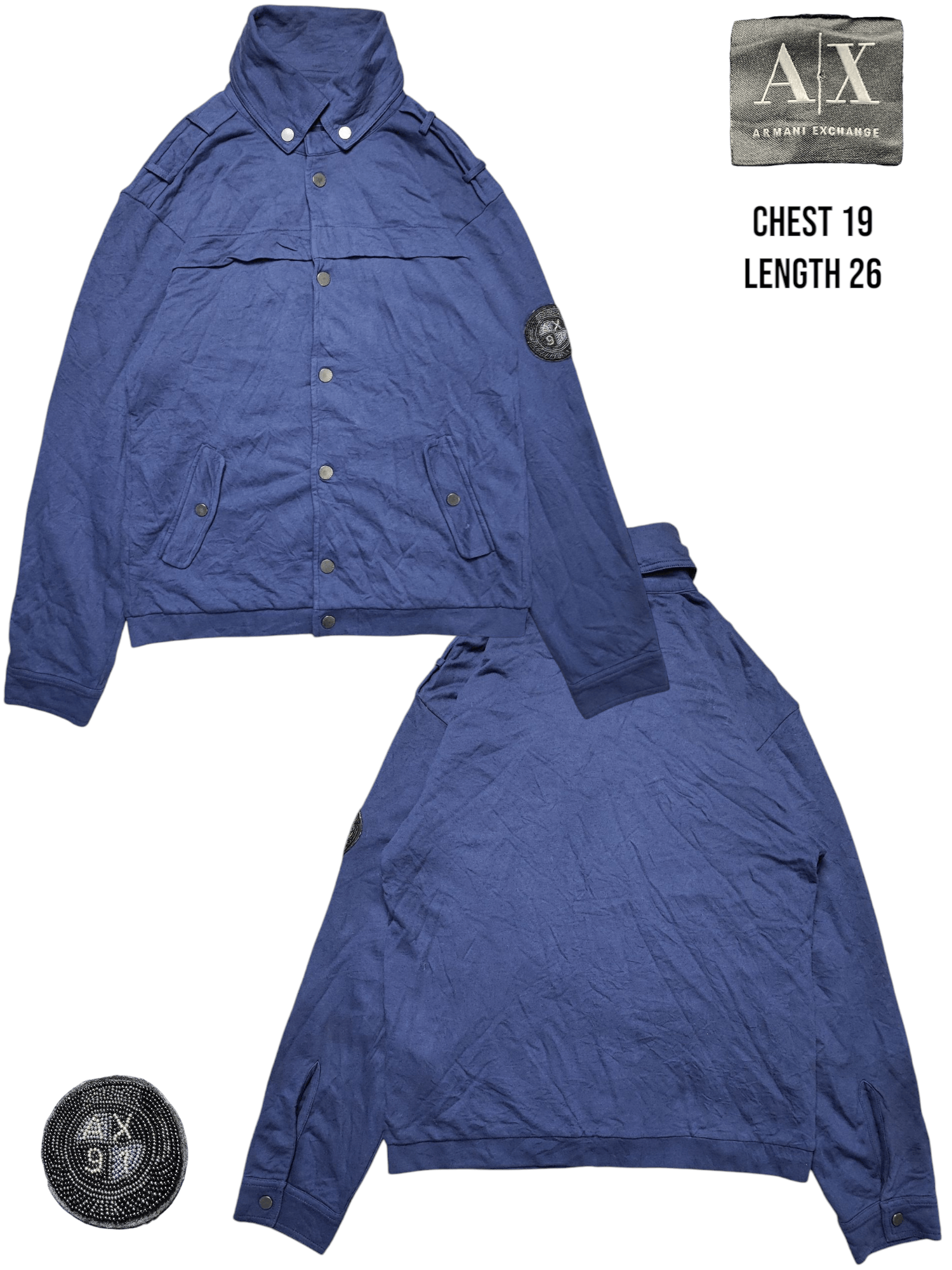 激レア！2013SS STONE  “BOMBER JACKET” Stone Island 2013 Black Nylon Metal Bomber Jacket - Medium