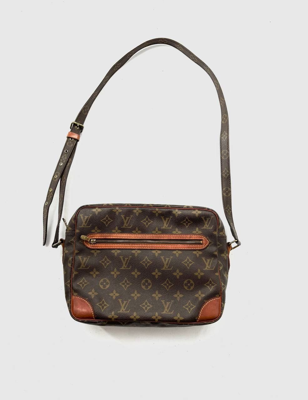 image of Louis Vuitton Monogram Messenger Bag in Brown, Women's