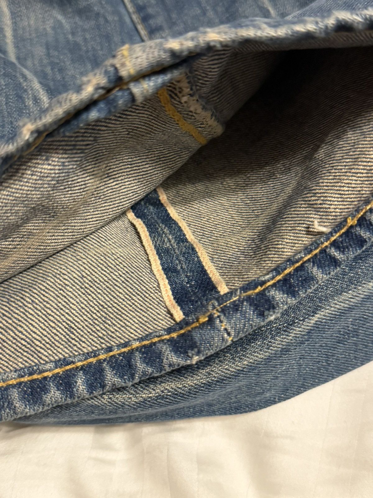 Levi's Vintage Clothing RARE LVC 60s bootcut denim jeans Size US 31 - 8 Thumbnail