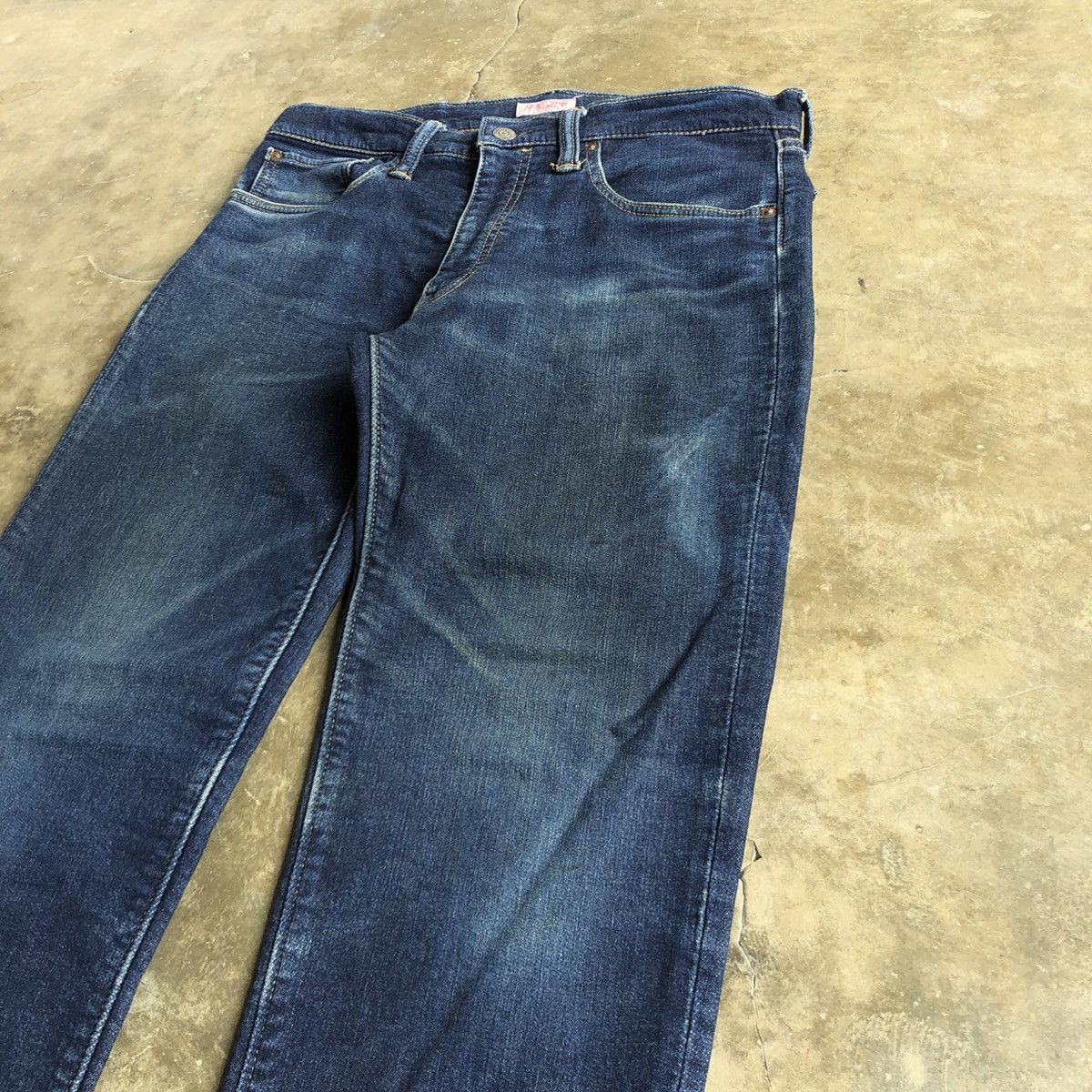 Sugar Cane Vintage Sugar Cane W32 Light Distressed Denim Jeans Pants Size US 31 - 14 Thumbnail