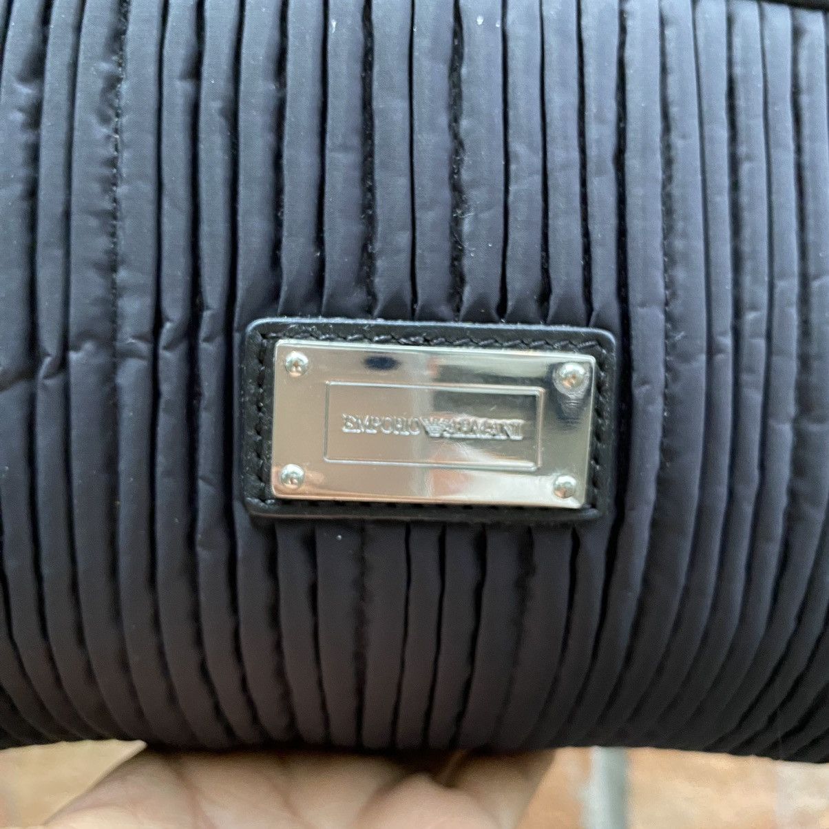Emporio Armani EMPORIO ARMANI Black Quilted Tote Bag Size ONE SIZE - 5 Thumbnail