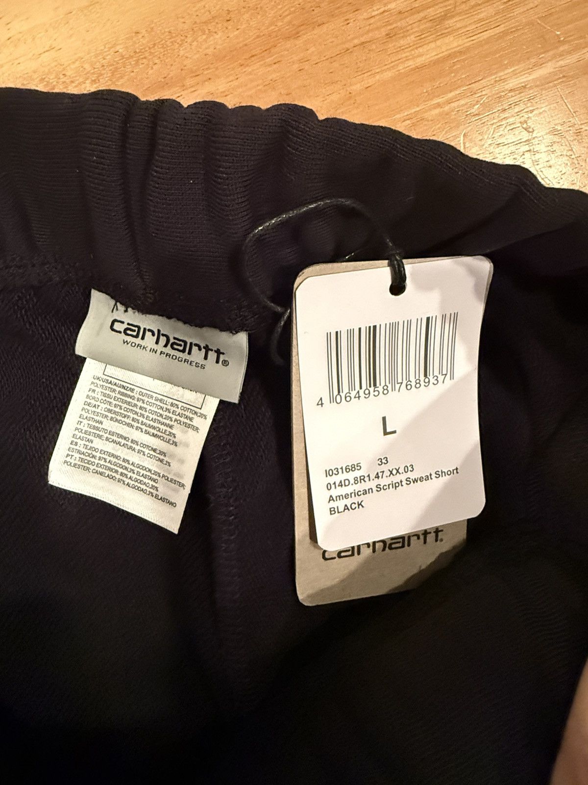 Carhartt Wip Carhartt WIP Chase Sweat Short NWT Size US 34 / EU 50 - 3 Thumbnail