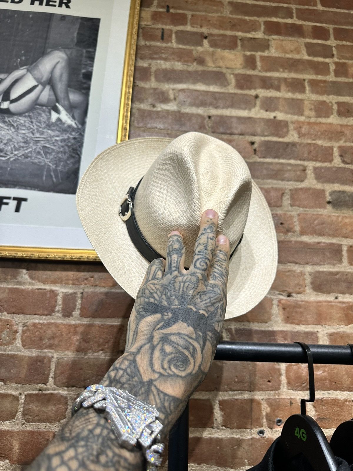 CHROME HEARTS EUROPEAN MAFIA GUNSLINGER HAT FEDORA 4Gseller