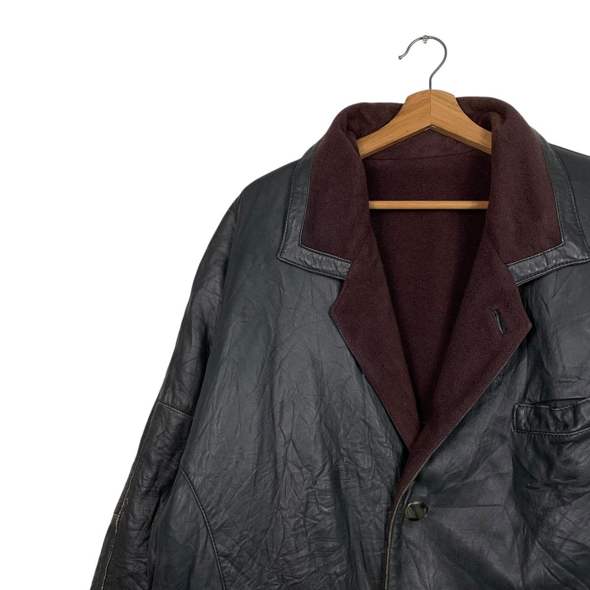 Japanese Brand Italian Applausi Leather Jacket Size US M / EU 48-50 / 2 - 6 Thumbnail