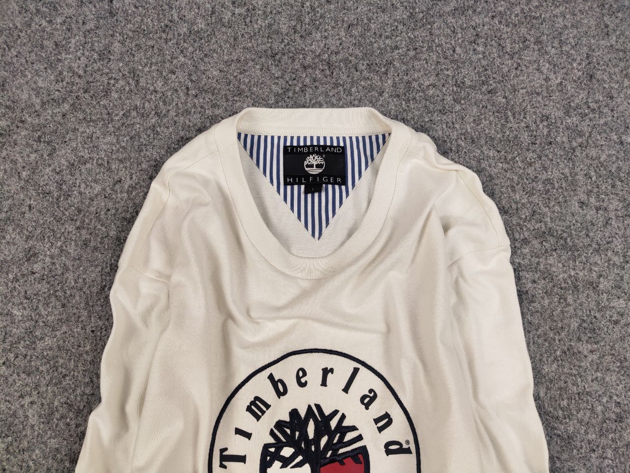 Timberland Timberland x Tommy Hilfiger White Logo long sleeve Top Size US L / EU 52-54 / 3 - 3 Thumbnail