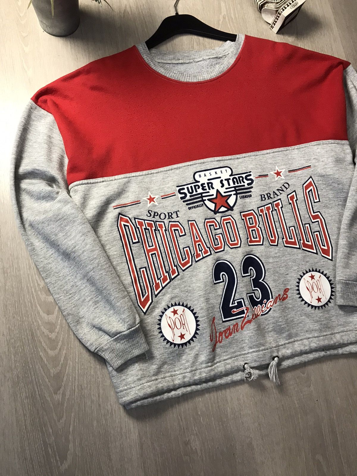NBA × Vintage Vintage 90s Super Stars basket Chicago Bulls 23 sweatshirt Size US M / EU 48-50 / 2 - 4 Thumbnail