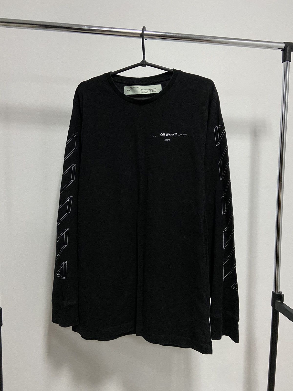 Off-White × Vintage Off white vintage big logo geometric longsleeve Size US L / EU 52-54 / 3 - 2 Thumbnail