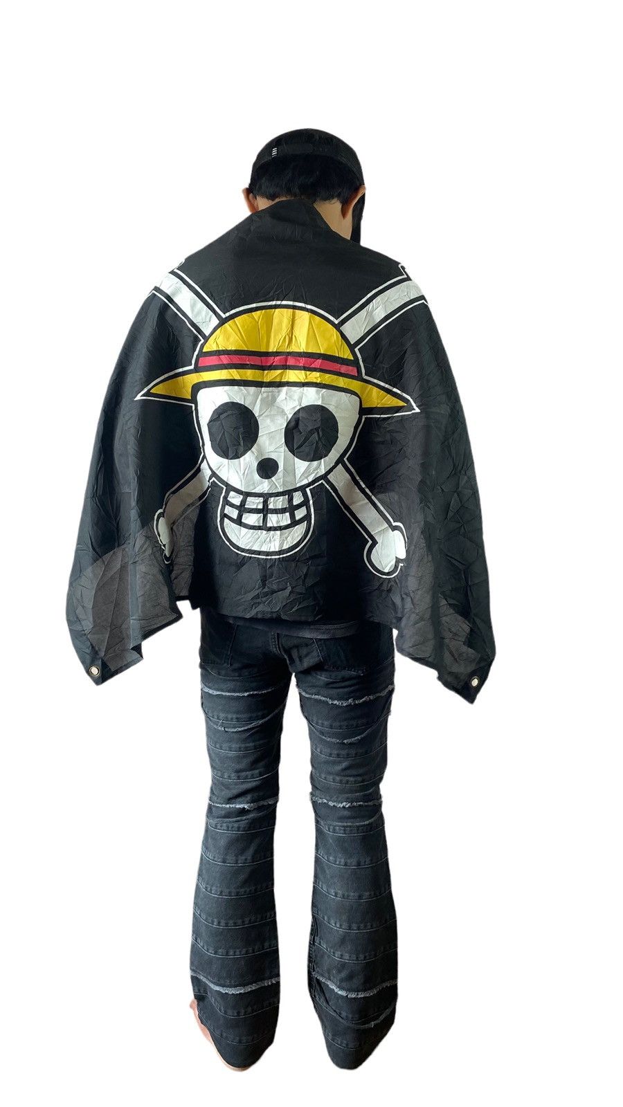 Japanese Brand Vintage Licensed One Piece - Jolly Roger Flag Size ONE SIZE - 3 Thumbnail