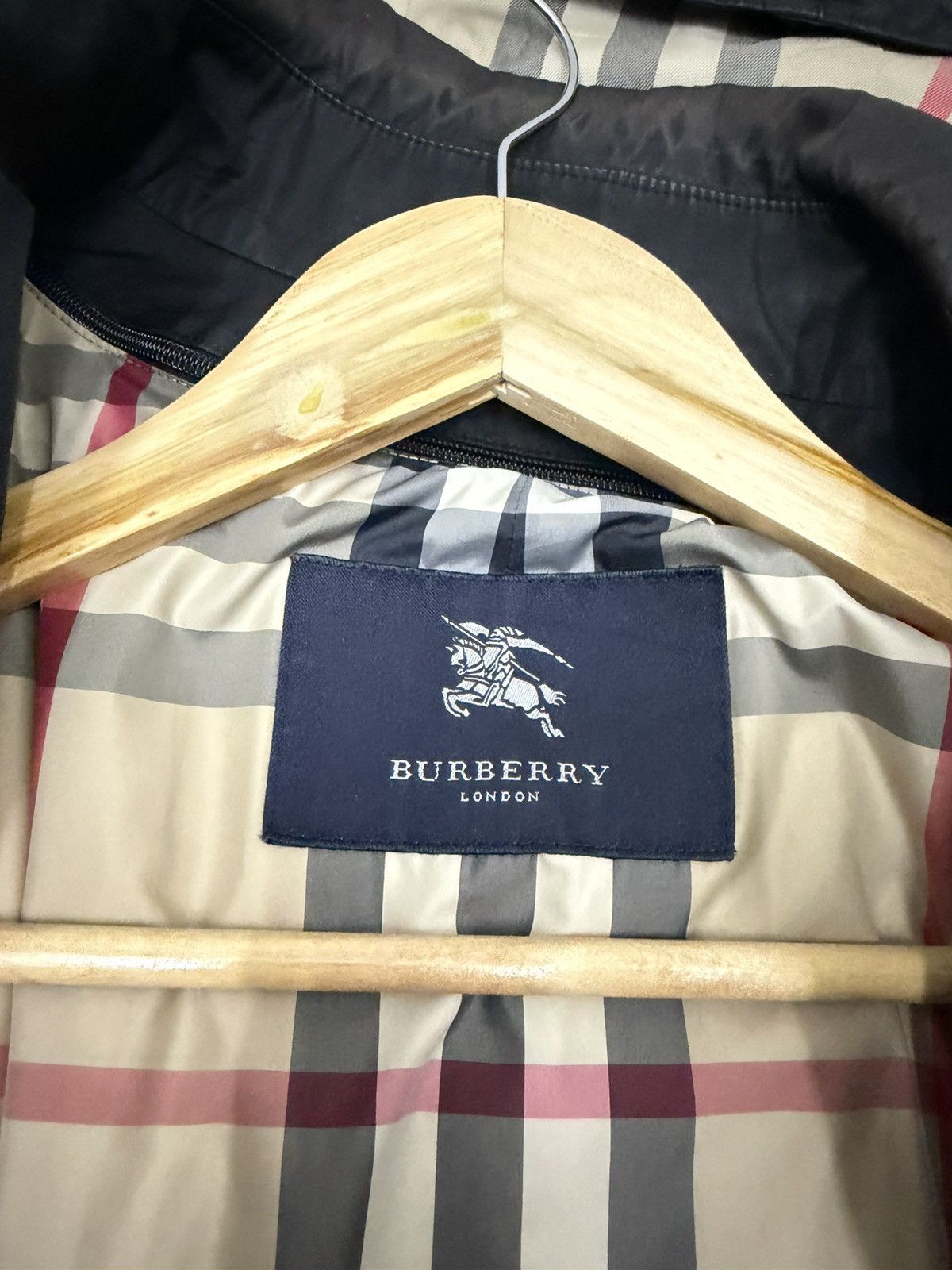 Burberry Burberry London Nova Check Detachable Hooded Coat Jacket Size US L / EU 52-54 / 3 - 9 Thumbnail