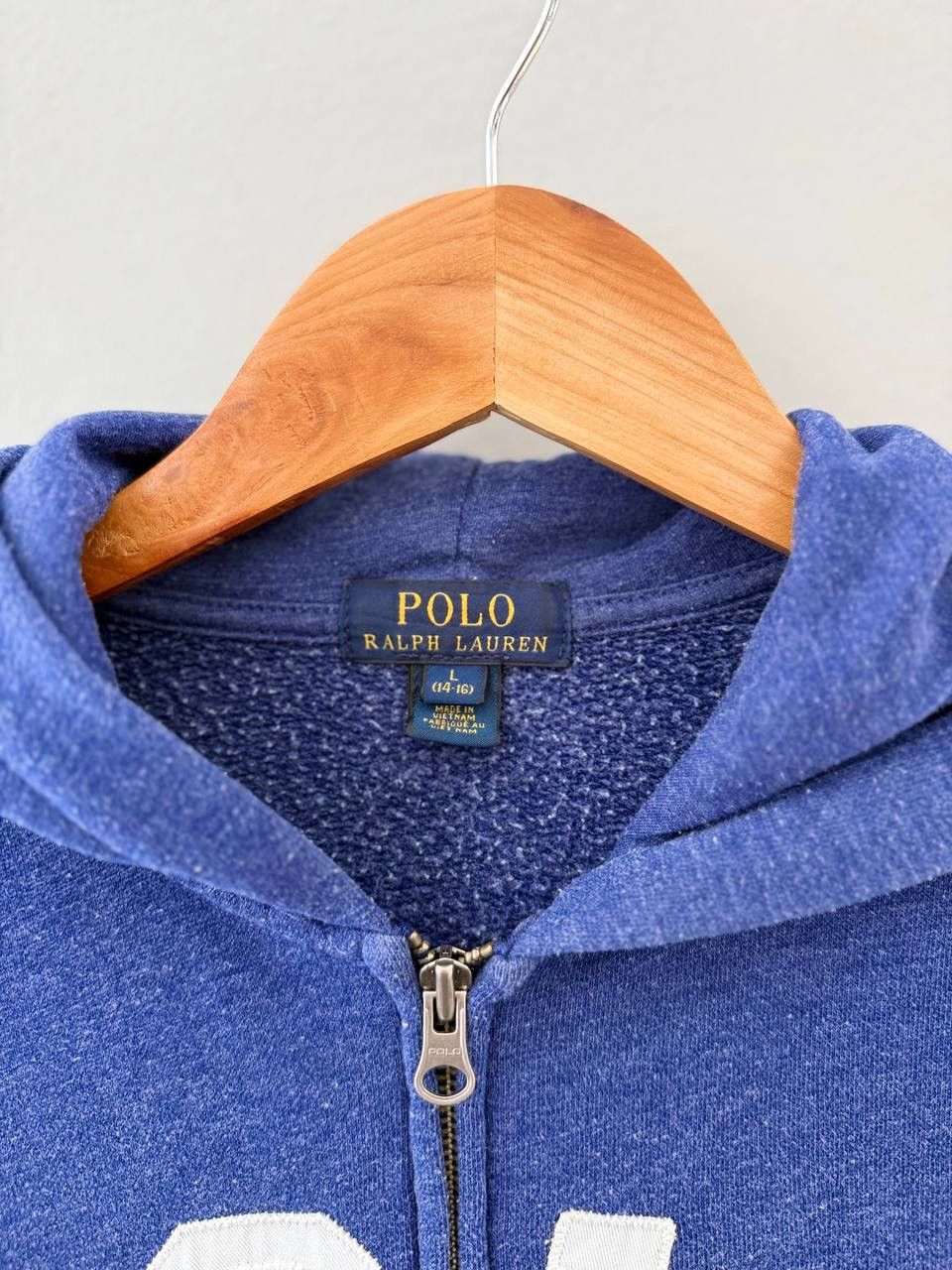 Polo Ralph Lauren Y2K Polo Ralph Lauren Big Logo Zip Up Hoodie Size L / US 10 / IT 46 - 4 Thumbnail