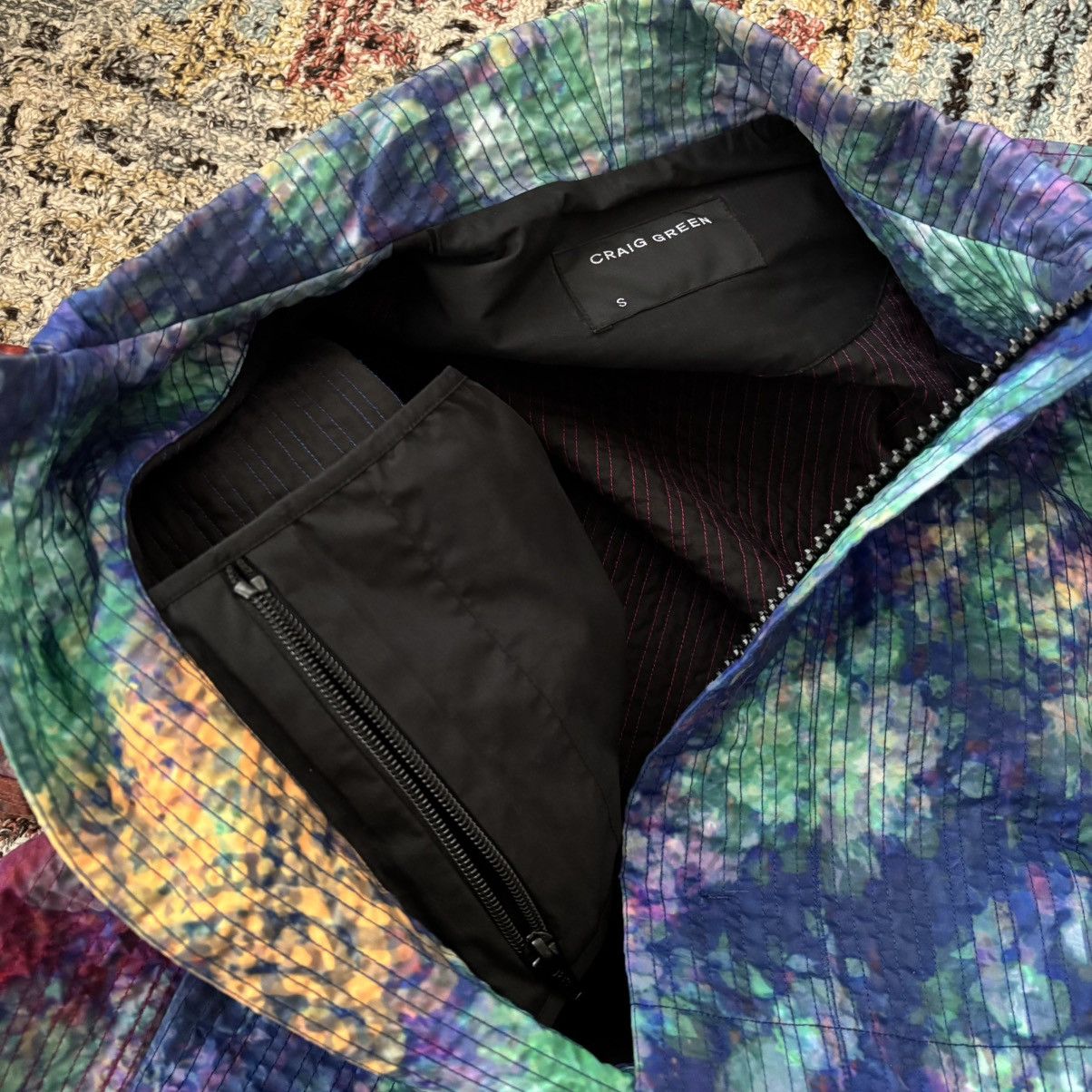 Craig Green SS19 Vibrating Floral Line Stitch Worker Jacket rainbow Size US S / EU 44-46 / 1 - 6 Thumbnail