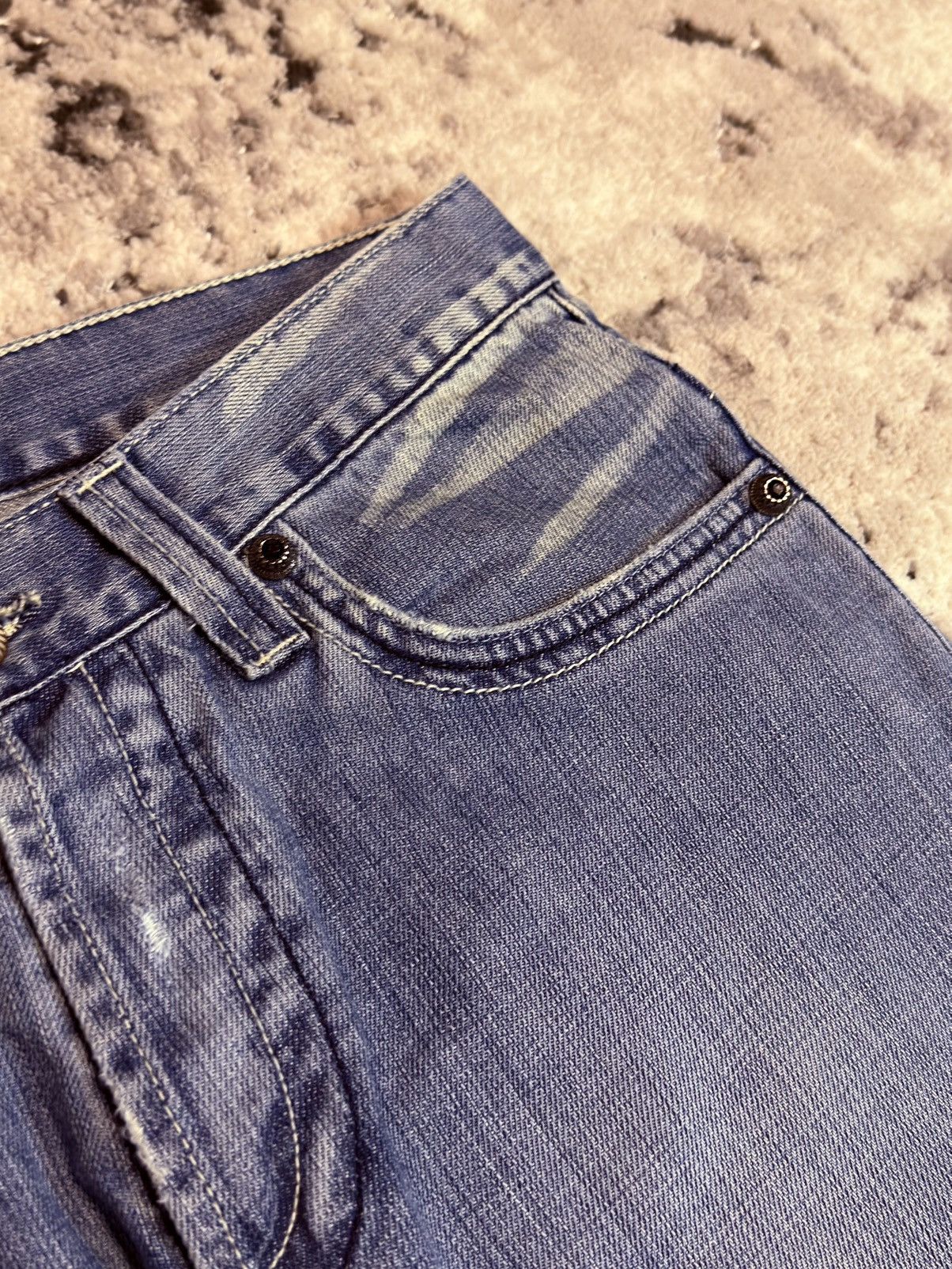 Roberto Cavalli Archive Roberto Cavalli Disstresed Y2K Jeans Dolce Hedi Raf Size US 32 / EU 48 - 18 Thumbnail