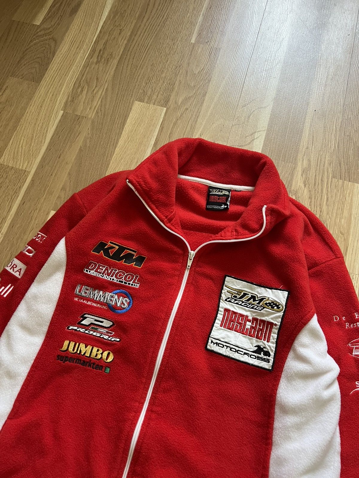 Vintage Vintage moto racing zip fleece jacket nestaan jnco racing 90 Size US M / EU 48-50 / 2 - 4 Thumbnail