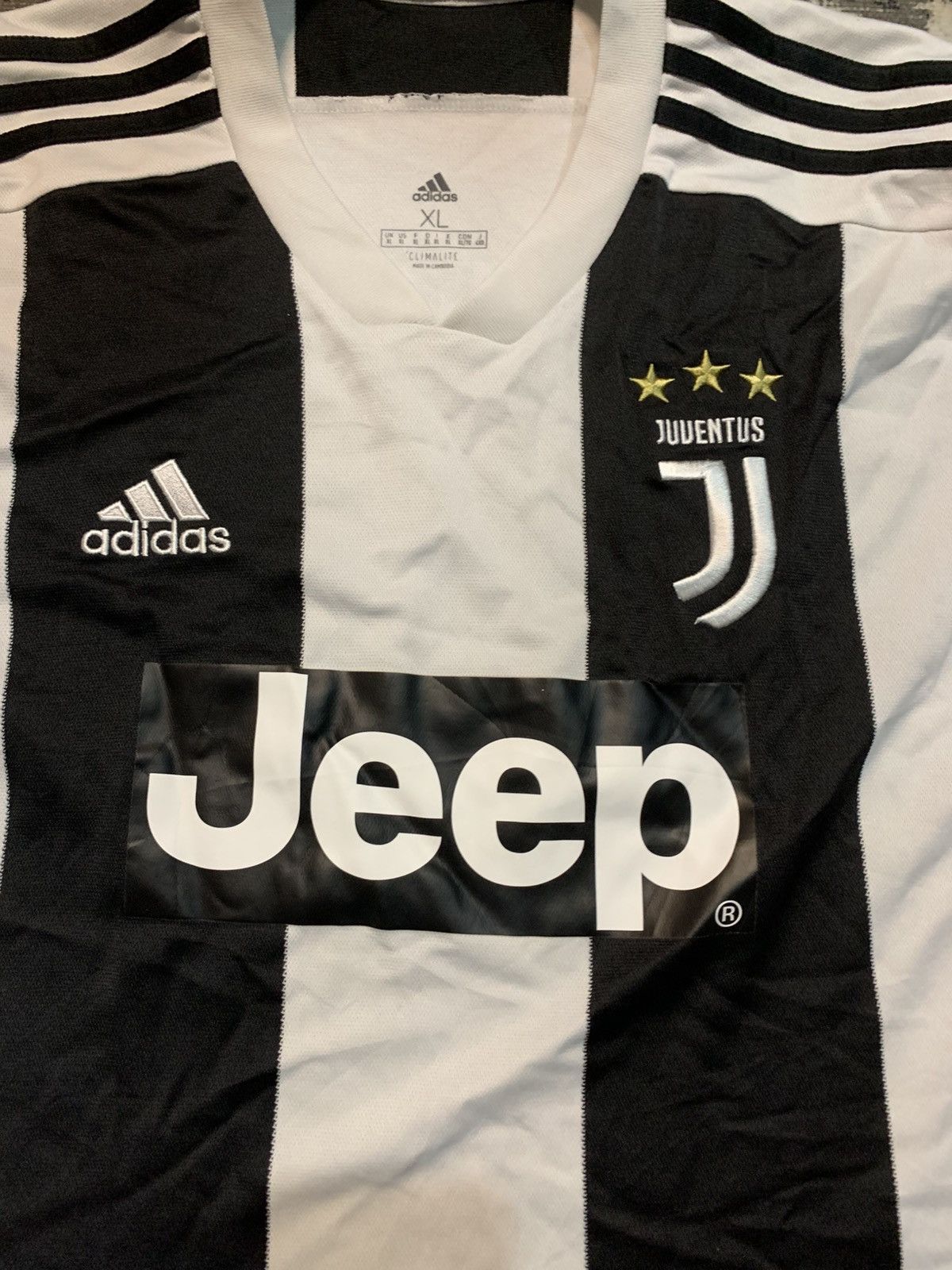 Adidas 2018-19 Juventus Home Shirt Ronaldo #7 Size US XL / EU 56 / 4 - 2 Thumbnail