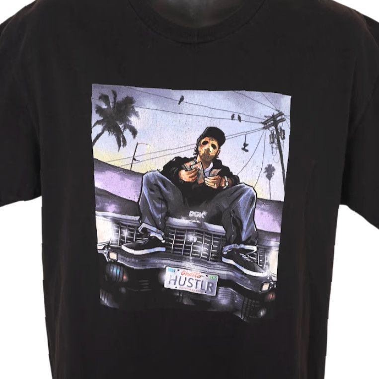 DGK DGK Skater T Shirt Mens Large Black Graphic Print Horror Jason Hockey Mask Ghetto Hustler Size US L / EU 52-54 / 3 - 2 Thumbnail