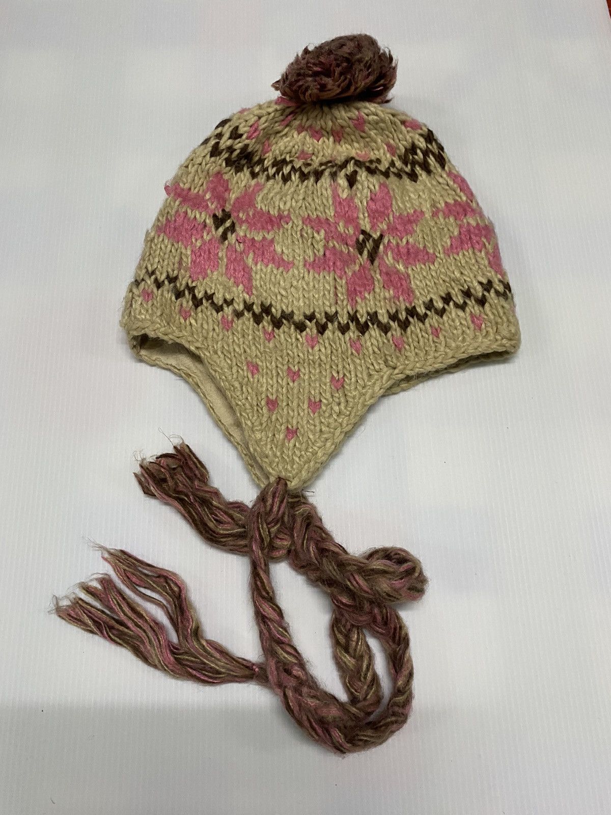 Japanese Brand × Vintage Unknown Earflap Winter Beanie Hat Size ONE SIZE - 4 Thumbnail