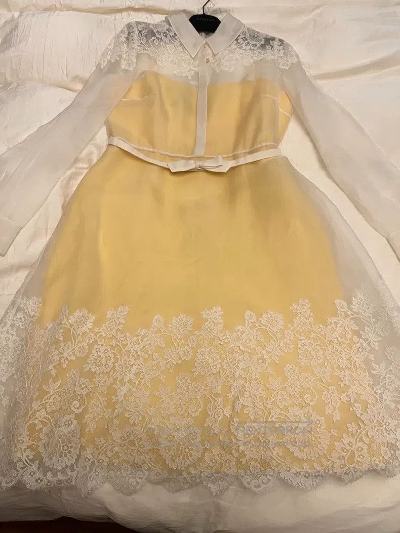 Other Valentino Lace gauze skirt dress Size M / US 6-8 / IT 42-44 - 2 Thumbnail
