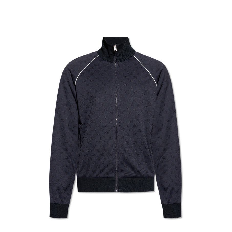 Gucci GUCCI GG Pattern Navy Blue Sweatshirt New And Authentic (Men Size US L / EU 52-54 / 3 - 1 Preview