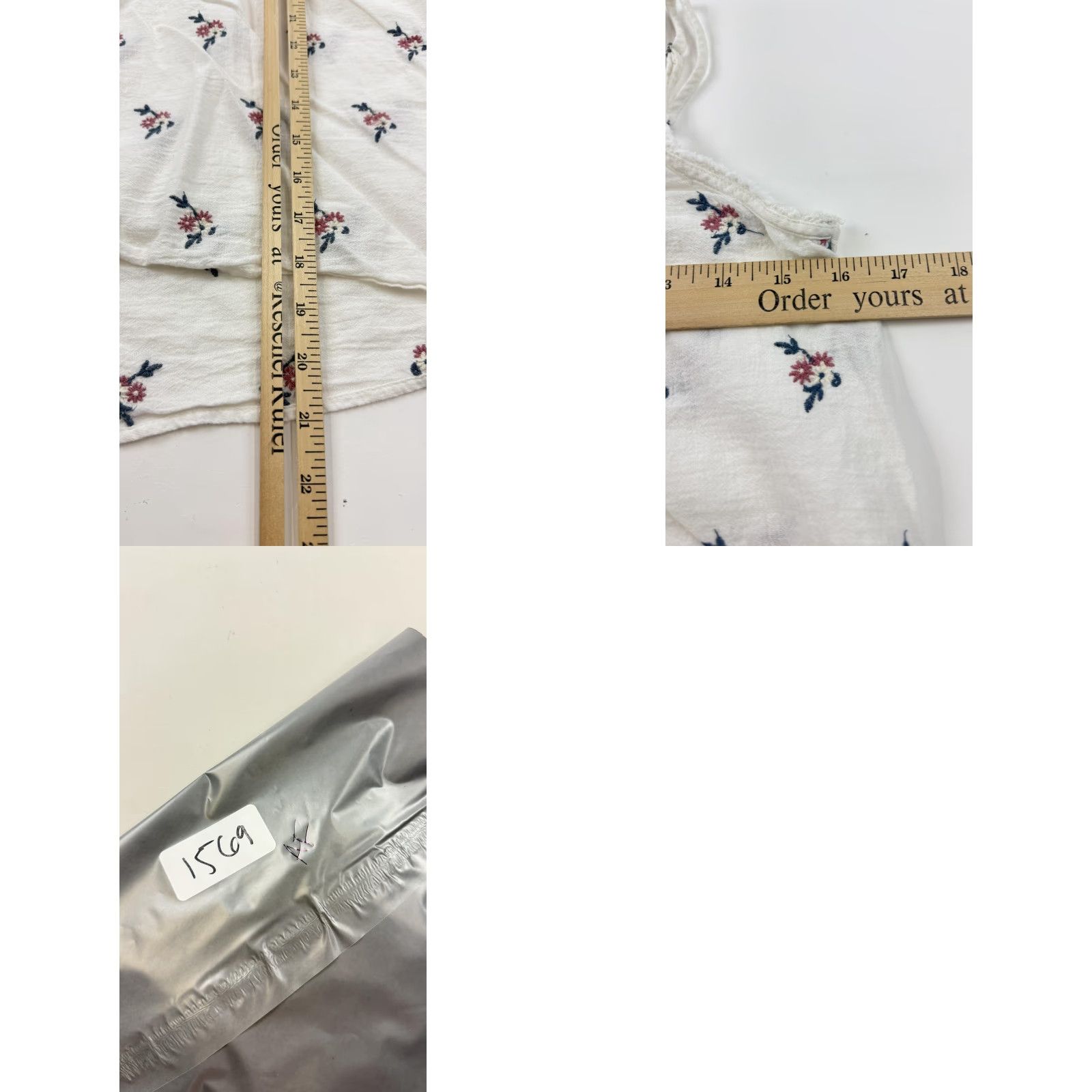 Abercrombie & Fitch Abercrombie & Fitch Tank Womens Small White Floral Embroidered Cami Tank Size S / US 4 / IT 40 - 8 Thumbnail