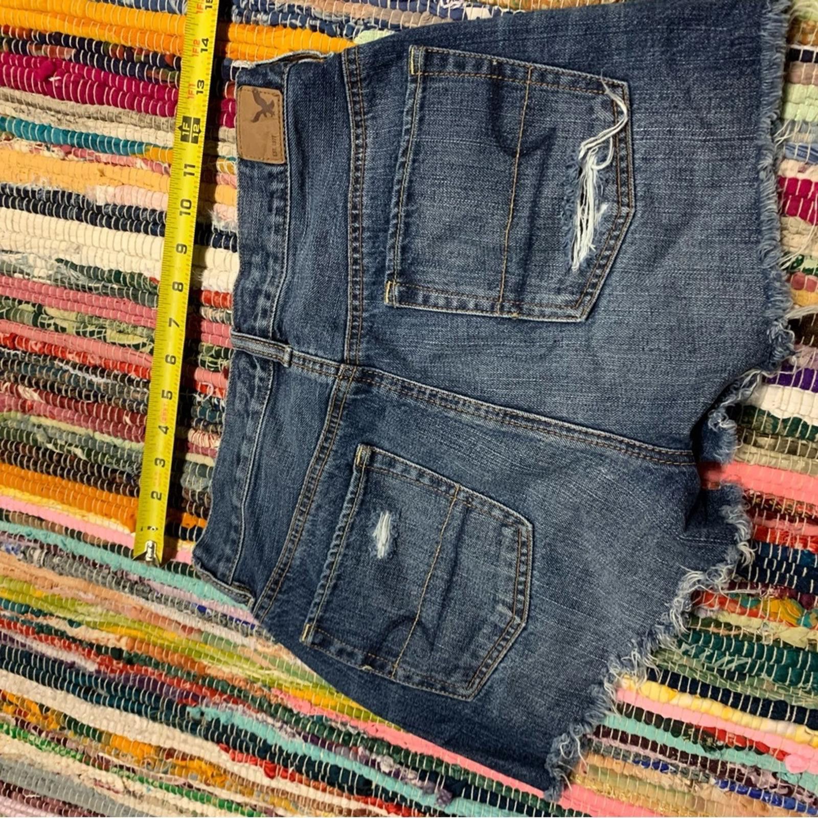 American Eagle Outfitters American Eagle Outfitters Women's Blue Denim Shorts Size 24" / US 00 / IT 34 - 5 Thumbnail