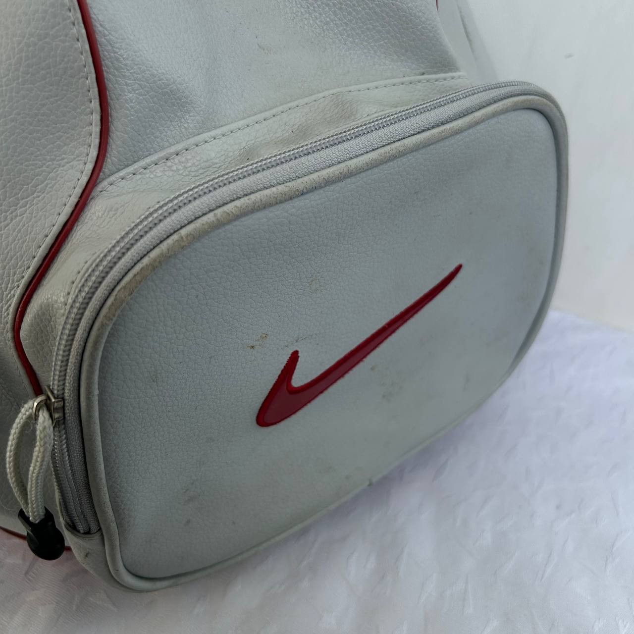 Nike 90s VTG Nike Leather Backpack #1326 Size ONE SIZE - 4 Thumbnail
