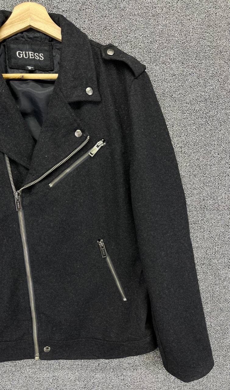 Guess Vintage Guess Punk Style Wool Jacket Size M / US 6-8 / IT 42-44 - 4 Thumbnail