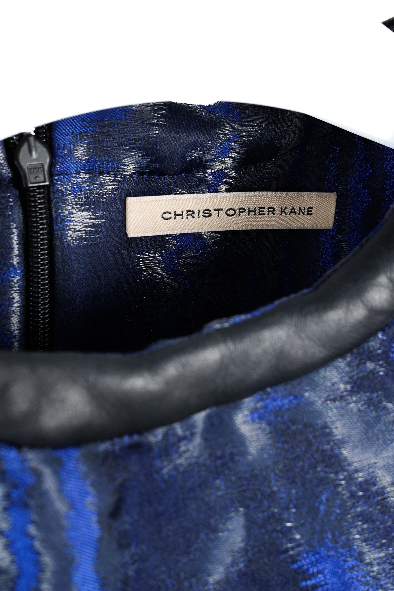 Christopher Kane Christopher Kane AW/12 Metallic Silk Jacquard Sleeveless Top Size M / US 6-8 / IT 42-44 - 4 Thumbnail