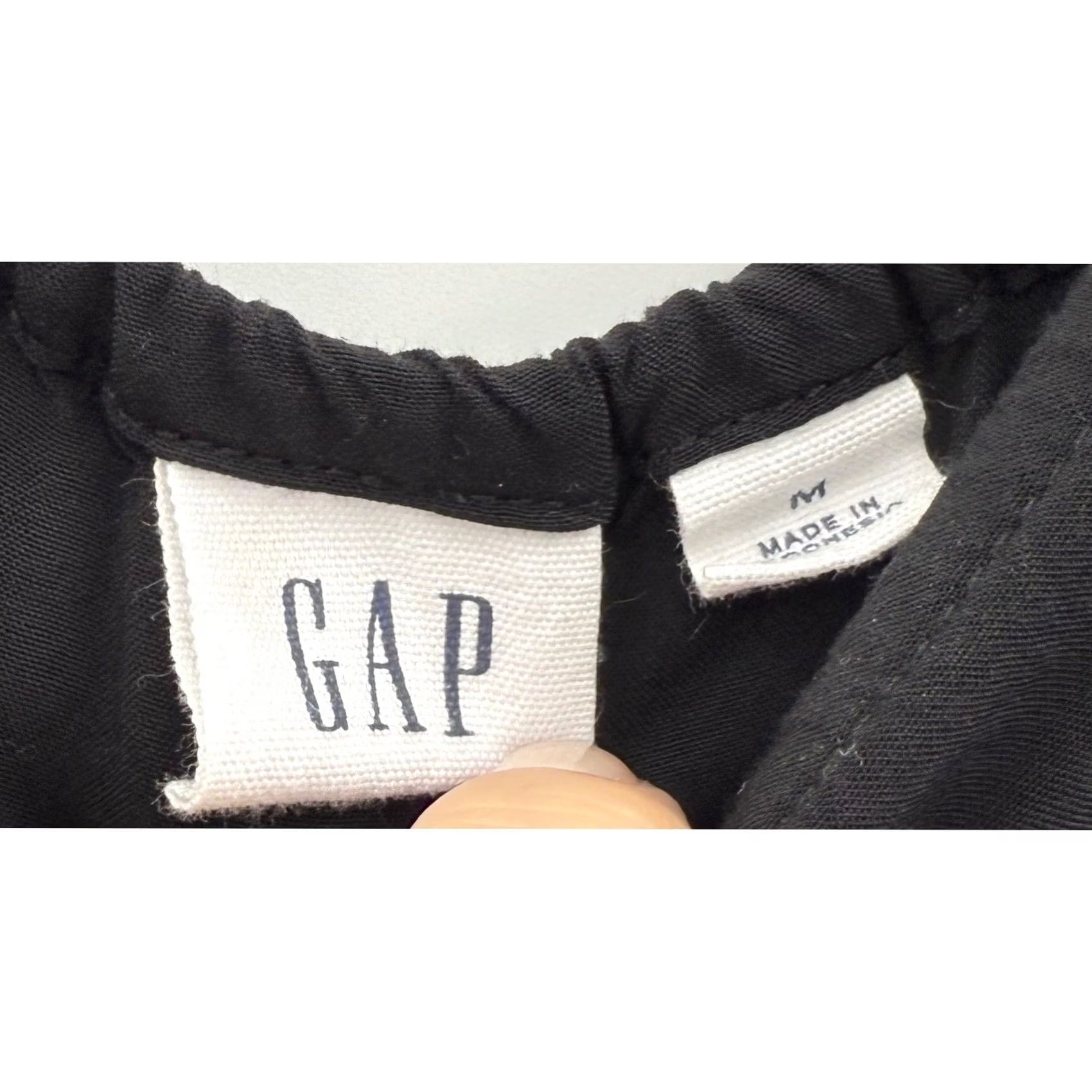 Gap GAP Black Romper Sleeveless Adjustable Straps Sz Medium Boho Women’s Romper Tee Dress One-Piece Casual Everyday Summer Spirits Size 32" / US 10 / IT 46 - 4 Thumbnail