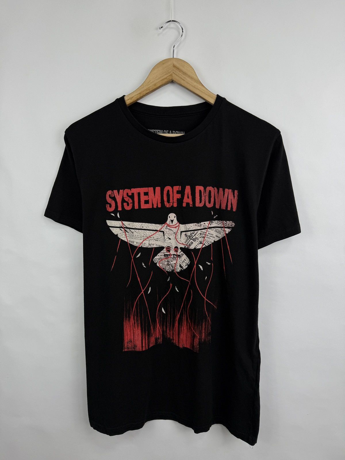 Band Tees 🕊️ Vintage Y2K System Of A Down Dove Overcome T-Shirt Retro Size US L / EU 52-54 / 3 - 3 Thumbnail