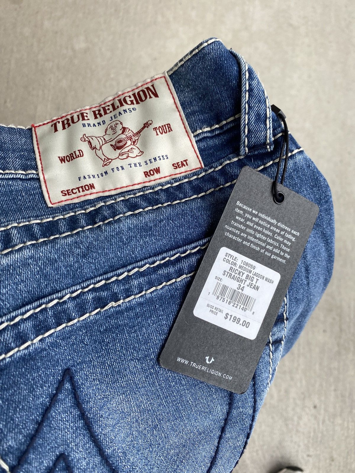 True Religion True Religion Vintage Jeans Size US 34 / EU 50 - 4 Thumbnail