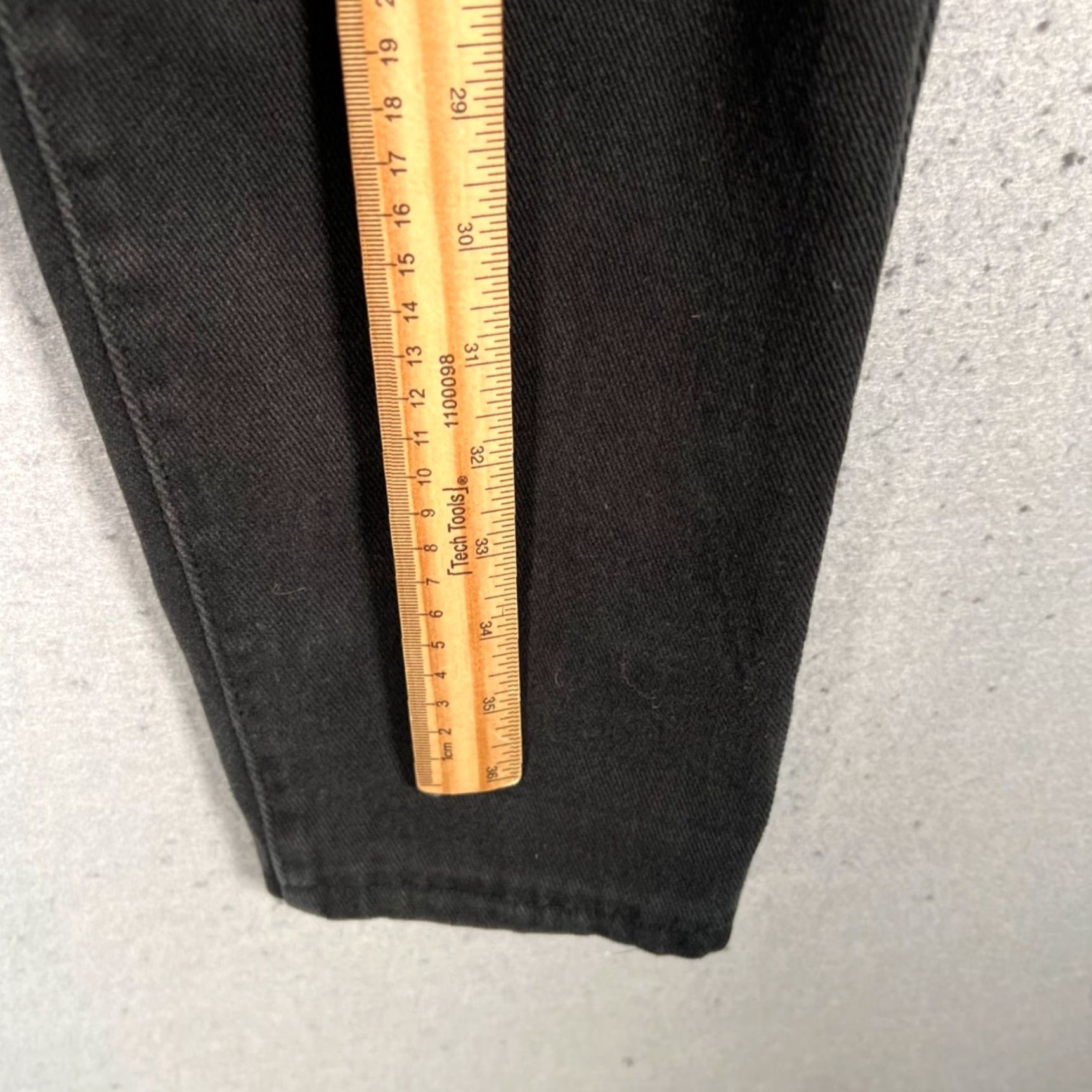 Versace Jeans Couture VINTAGE Versace Jeans Couture Womens 44 Black High-Waisted Denim Jeans Size 30" / US 8 / IT 44 - 6 Thumbnail