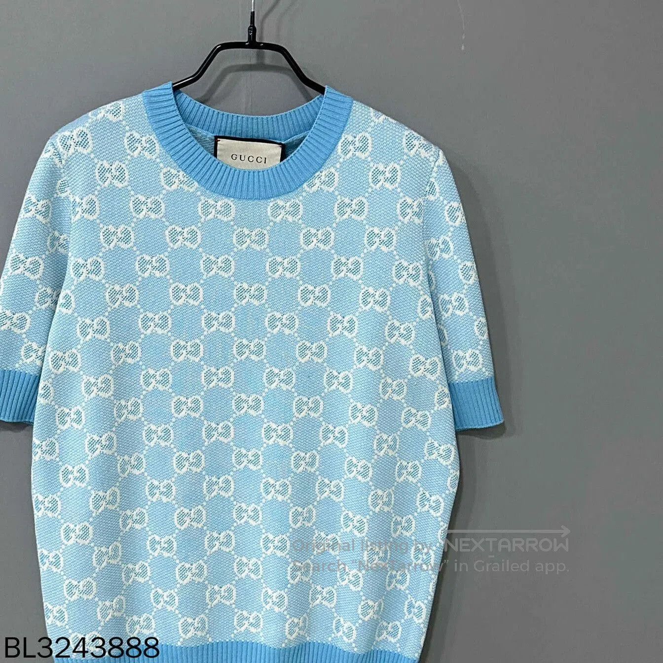 Gucci Gucci Monogram Logo Short Sleeve. Size US XL / EU 56 / 4 - 2 Thumbnail