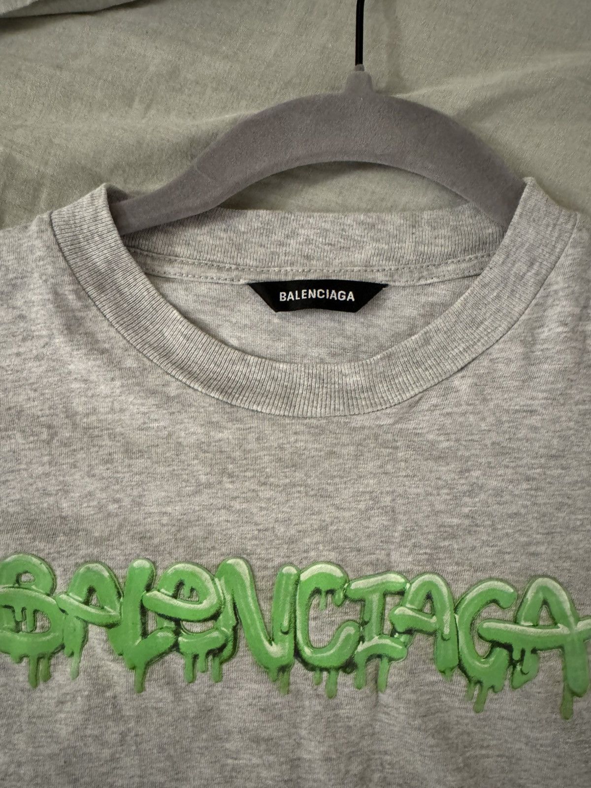 Balenciaga Balenciaga Green Logo Kids Tee 10 Size US XXS / EU 40 - 3 Thumbnail