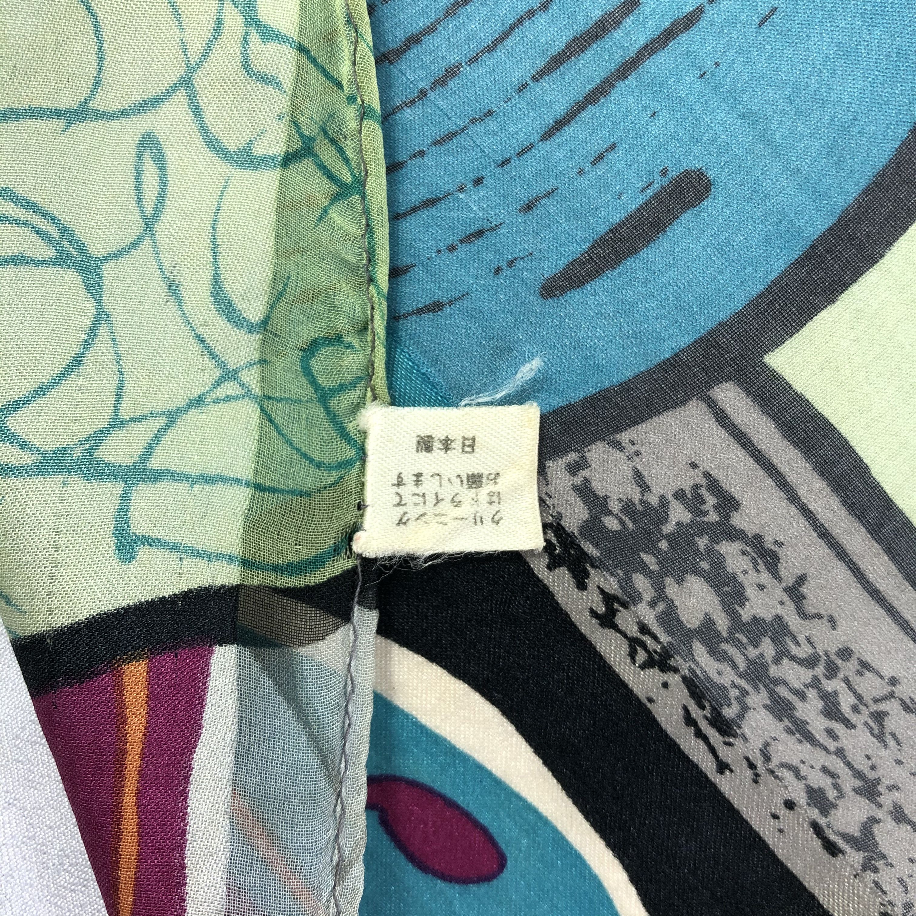 Vintage Vintage Silk Scarf Size ONE SIZE - 6 Thumbnail