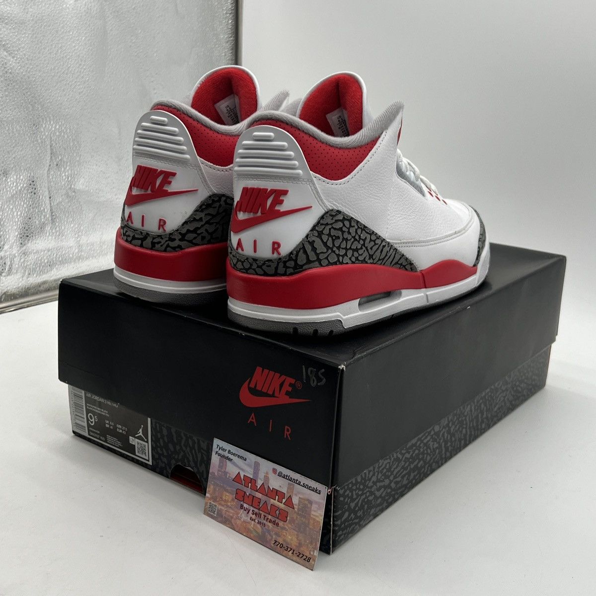Jordan Brand Air Jordan 3 fire red Size US 9.5 / EU 42-43 - 5 Thumbnail