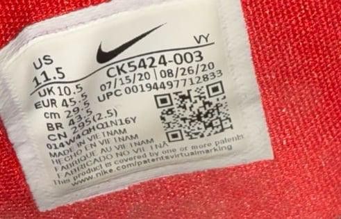 Nike Men's Nike Zoom Freak 2 Bred 2020 black red size 11.5 Size US 11.5 / EU 44-45 - 7 Thumbnail