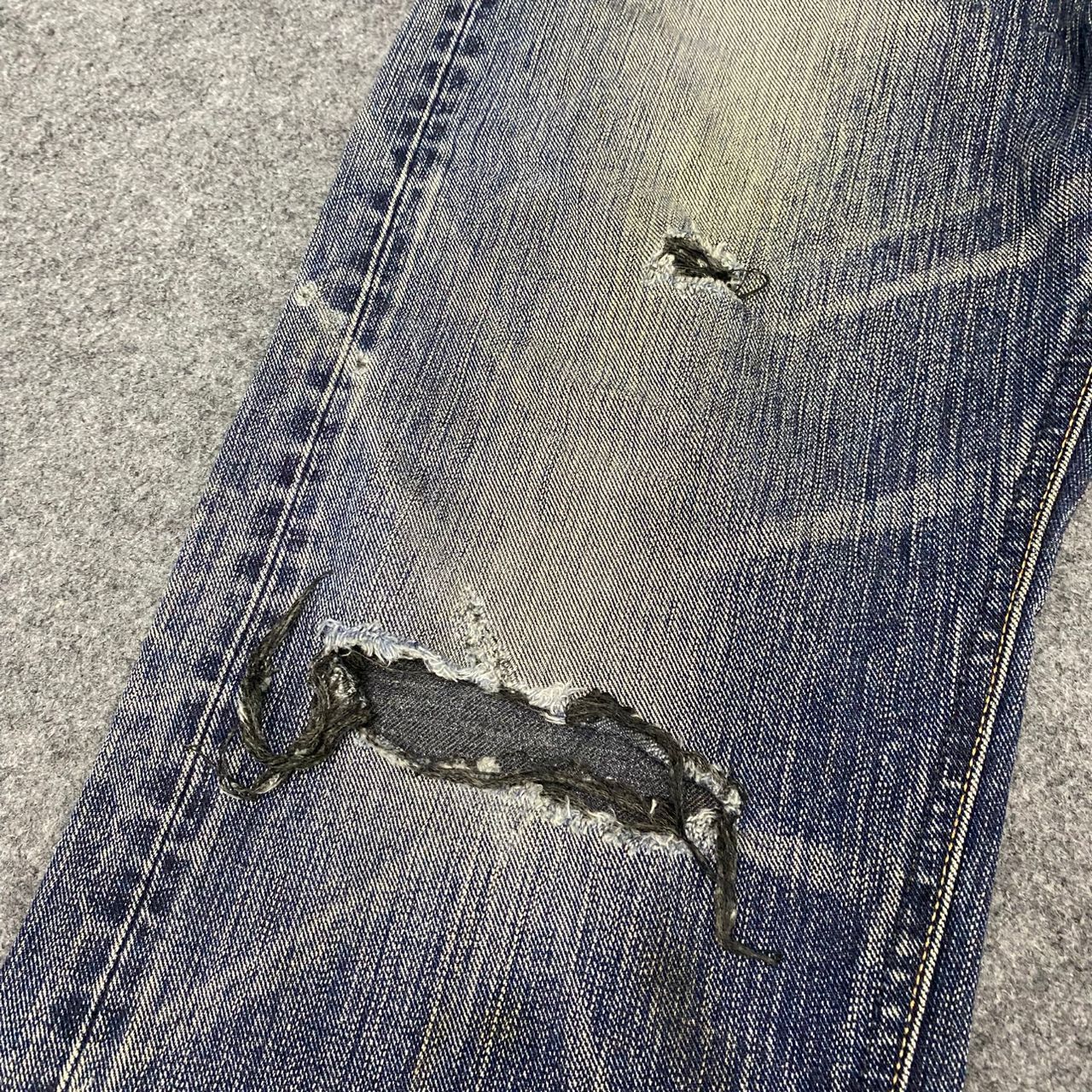 Edwin 💥Best Offer💥Vintage Edwin X Square Dark Distressed Denim Size US 36 / EU 52 - 10 Thumbnail