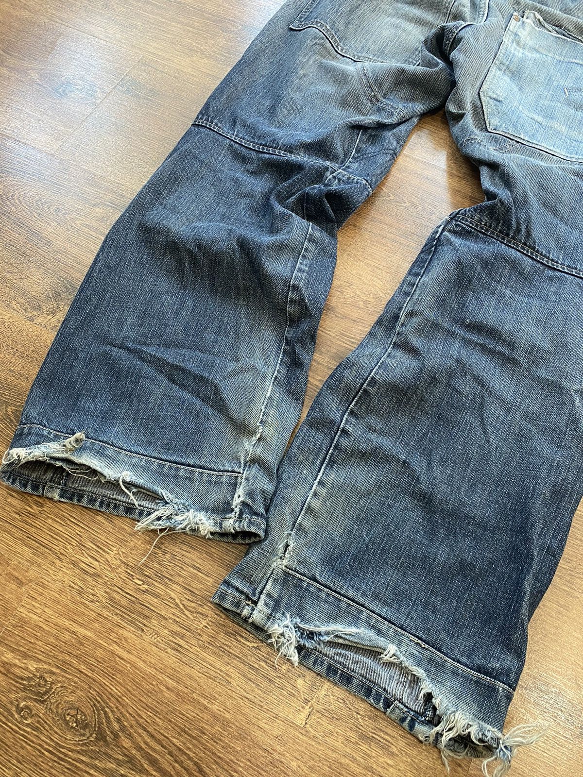 14th Addiction Vintage Y2K G Star archive Denim Cargo Baggy pants Jeans Size US 33 - 21 Thumbnail