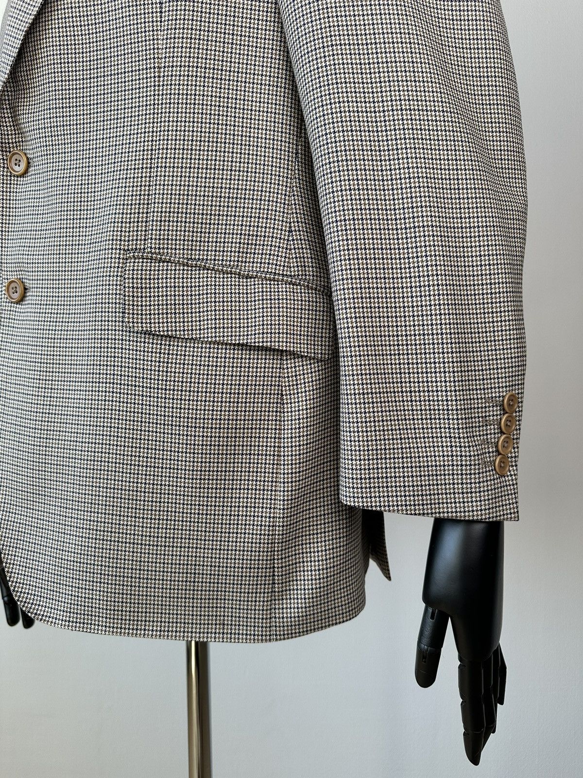 Aquascutum Vintage AQUASCUTUM Classic Check Blazer Jacket size 42S Size 42S - 6 Thumbnail