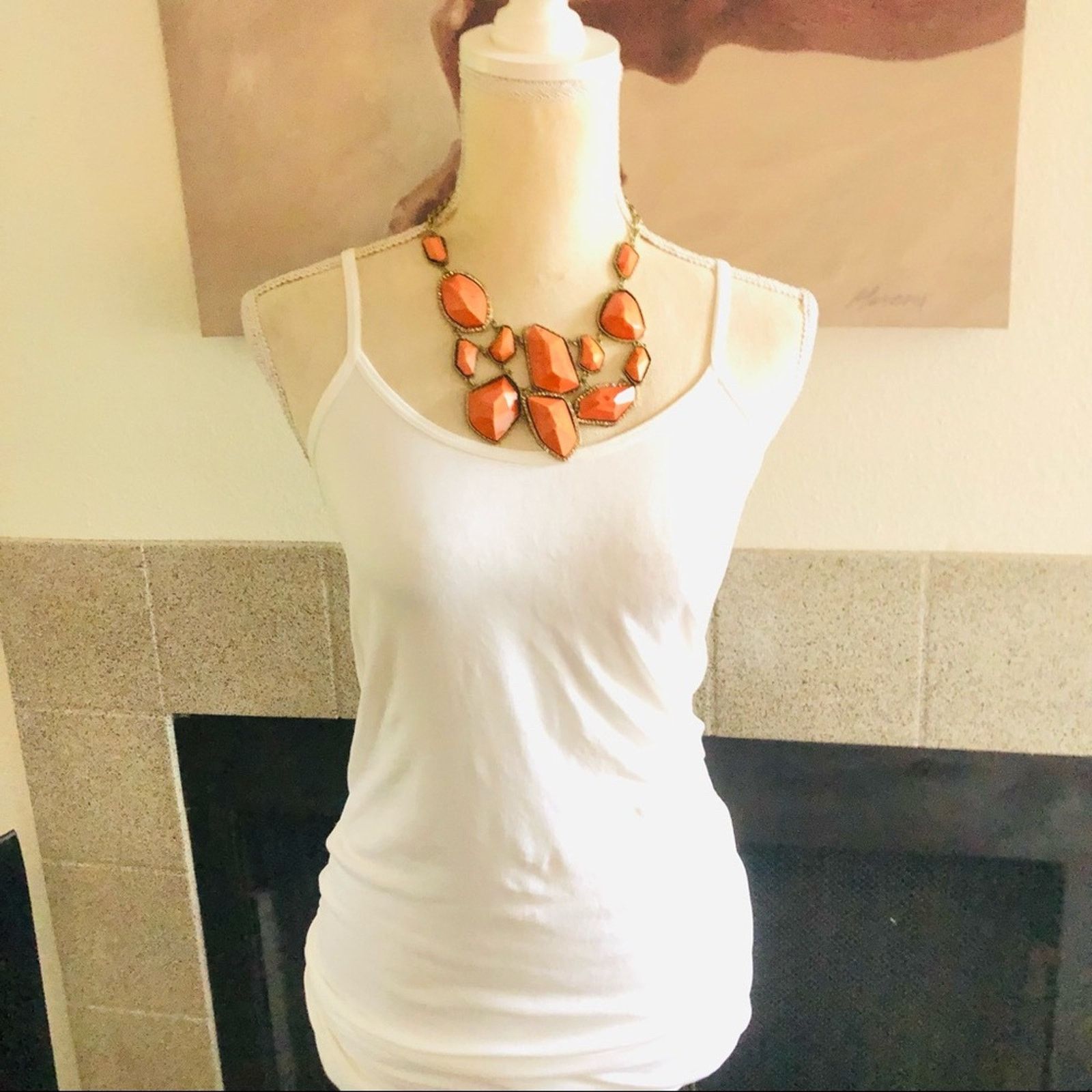 Jewelry Tangerine rough cascade golden topaz stone necklace Size ONE SIZE - 4 Thumbnail
