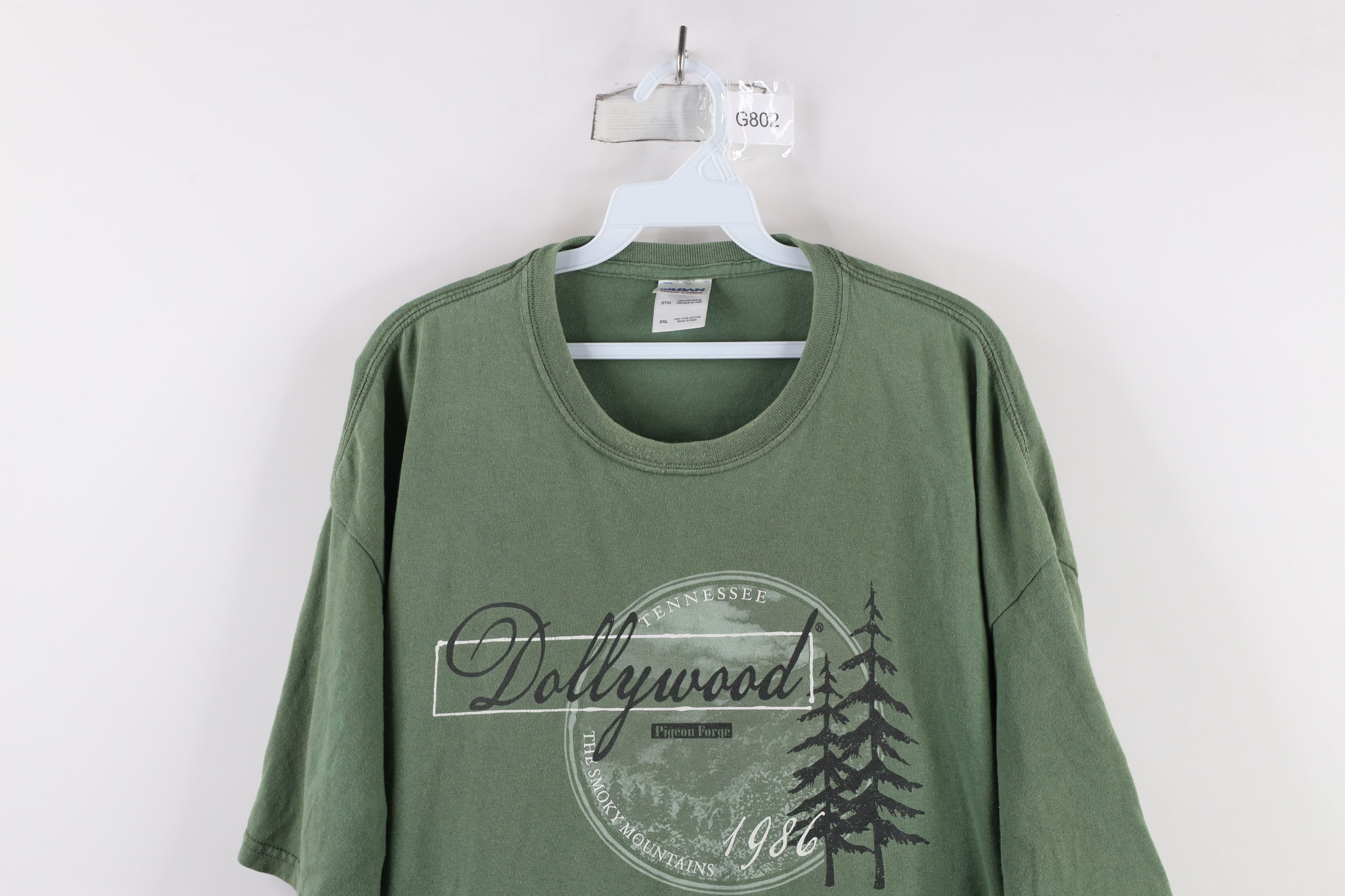 Vintage Vintage Out Dollywood Pigeon Forge Tennessee T-Shirt Green Size US XXL / EU 58 / 5 - 2 Thumbnail