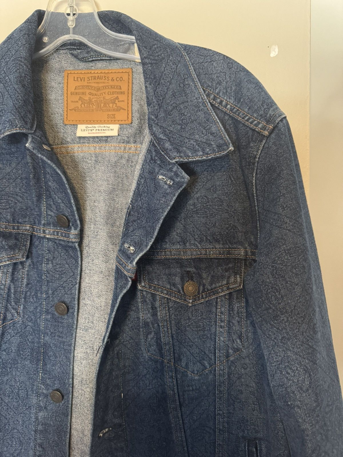 Levi's × Levi's Vintage Clothing × Vintage Levi’s Pattern Denim Jacket Size US M / EU 48-50 / 2 - 2 Thumbnail