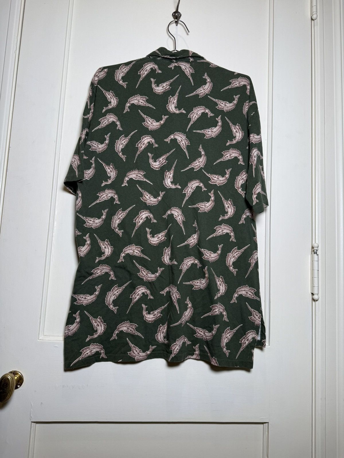 Polo Ralph Lauren Polo Country Ralph Lauren 1991 Marlin Print Polo Size US M / EU 48-50 / 2 - 2 Thumbnail