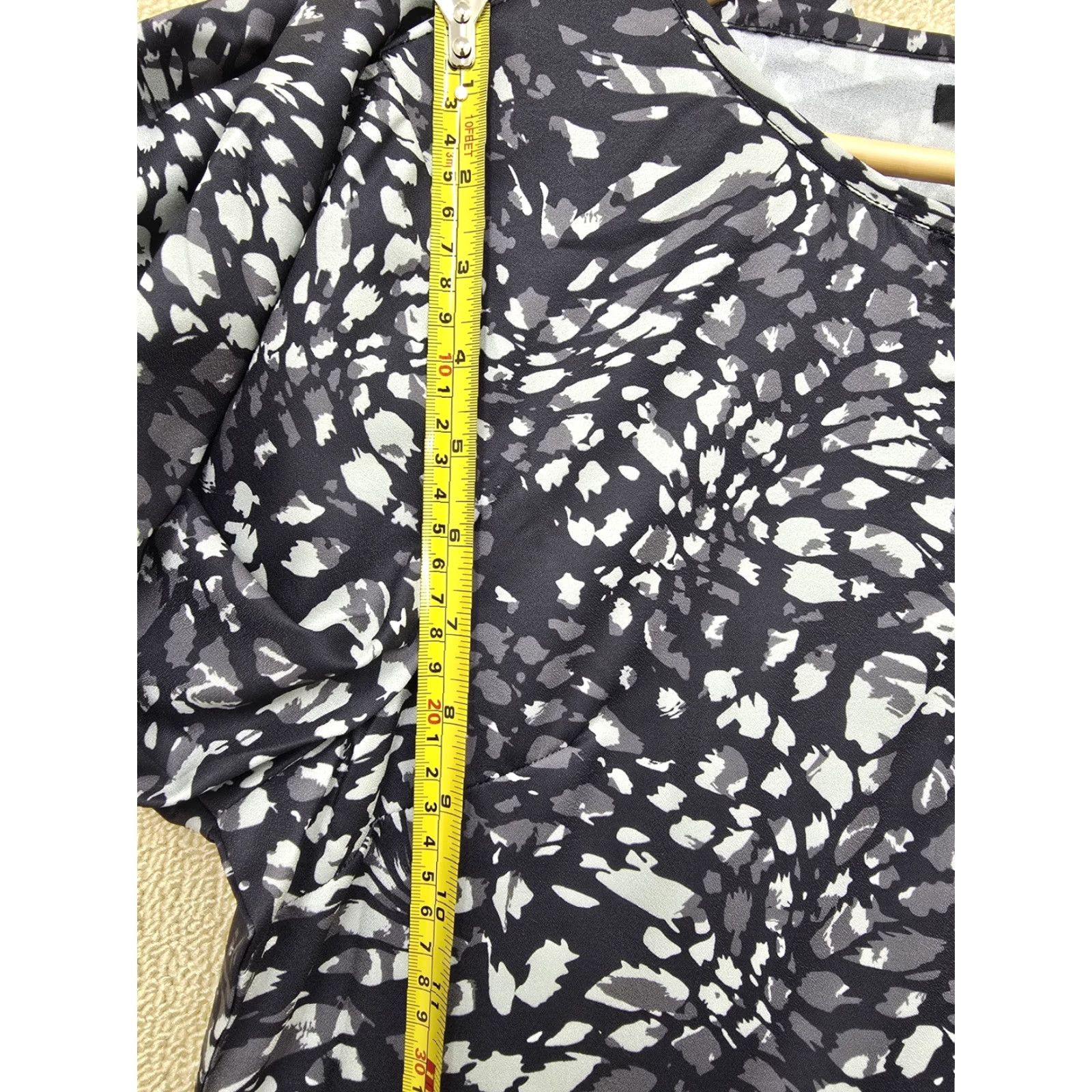 Bebe Maxi Dress Long Sleeve Multicolor Animal Print L Women -  www.bongoclub.cl