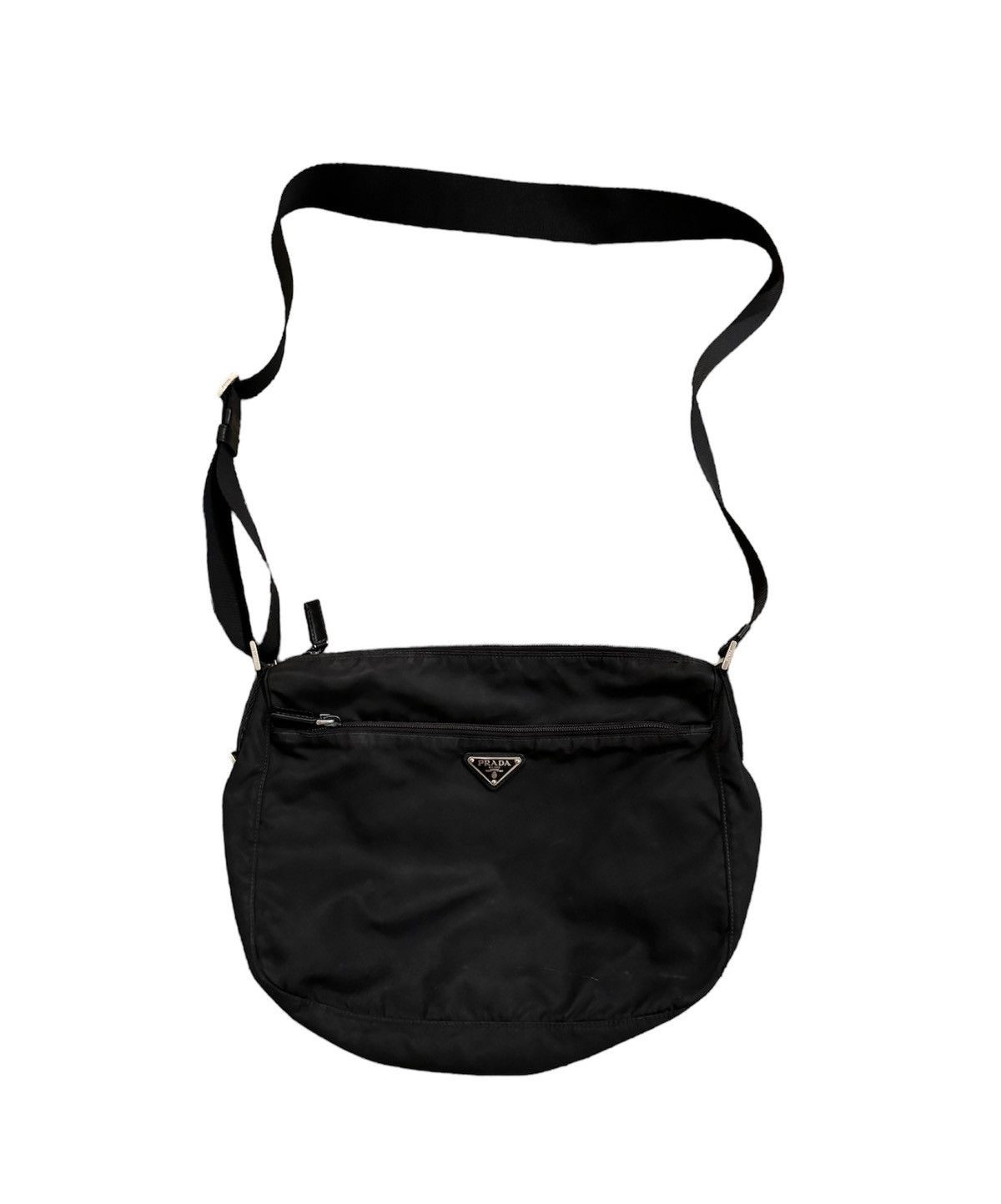 image of Vintage Prada Crossbody Bag/Prada Messenger Bag/Prada Bag in Black, Men's