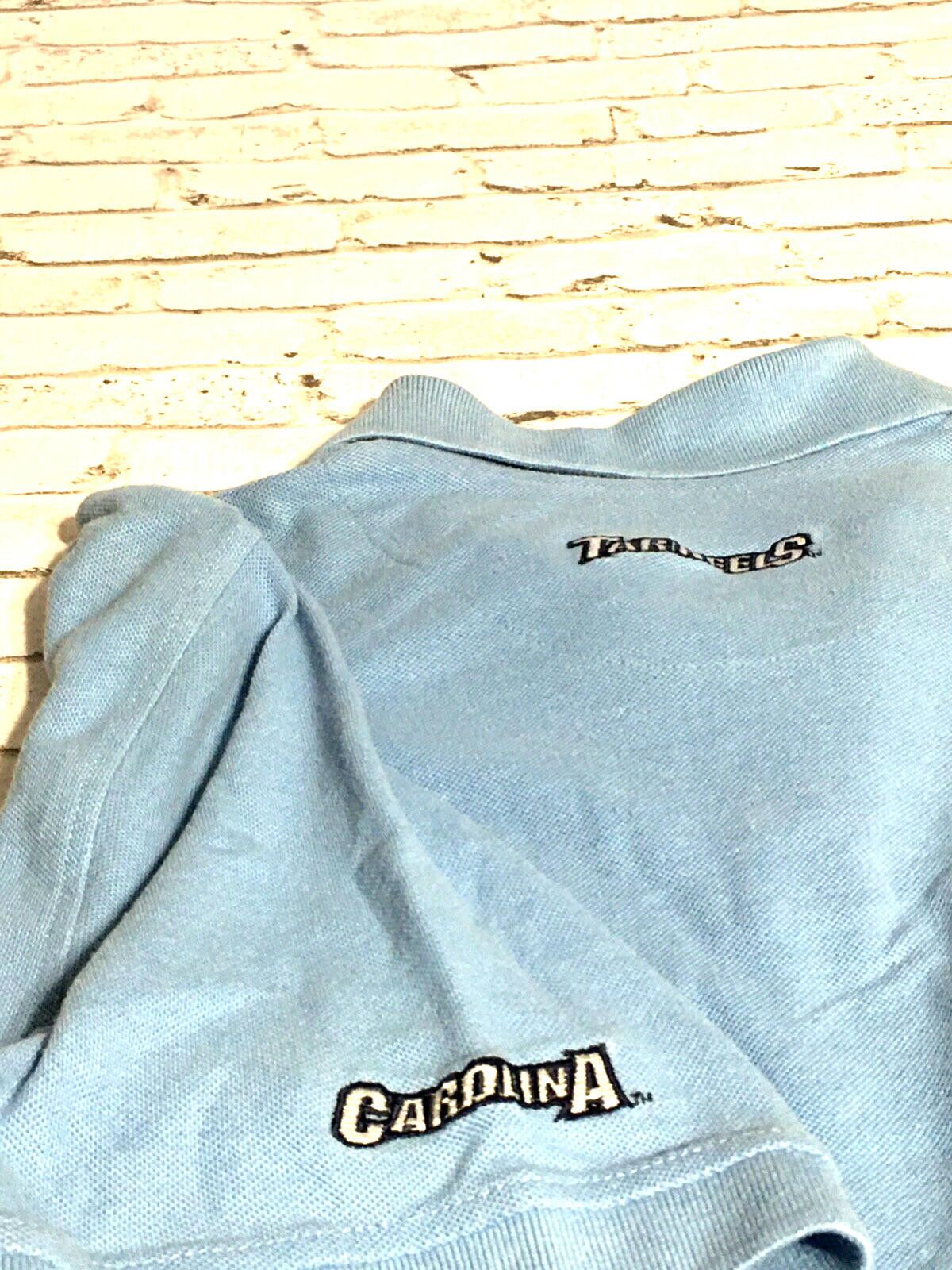 Other Large Light Blue North Carolina Tar Heels Polo Shirt Mens Size ONE SIZE - 3 Thumbnail