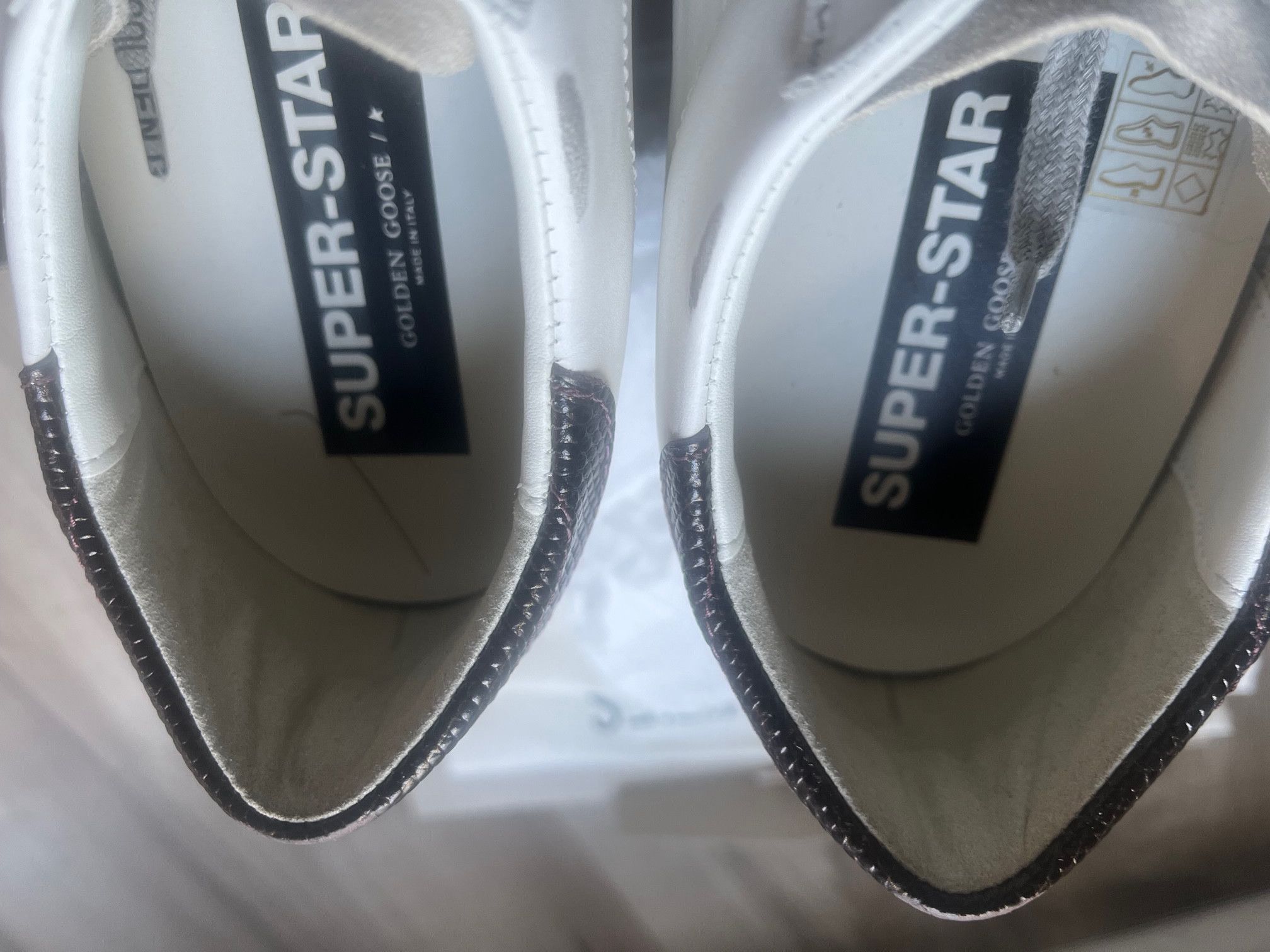 Golden Goose Golden Goose Superstar Black/Green/Grey Sneakers Size US 12 / EU 45 - 5 Thumbnail