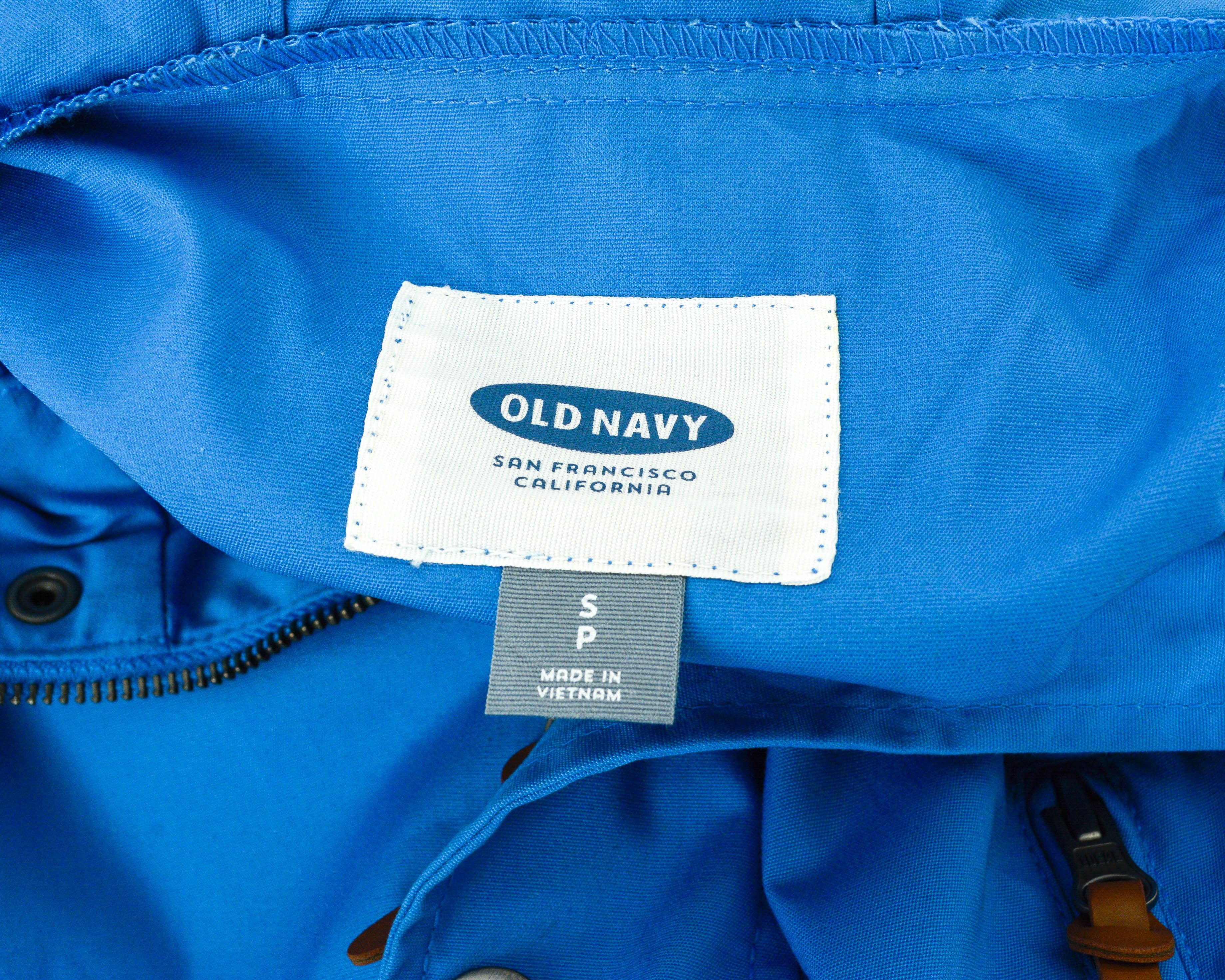 Old Navy OLD NAVY Jacket S Hood Raincoat Waterproof Parka Blue Size US S / EU 44-46 / 1 - 4 Thumbnail